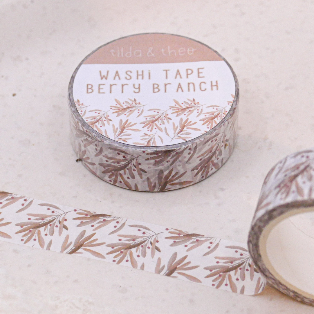 Washi Tape Berry Branch