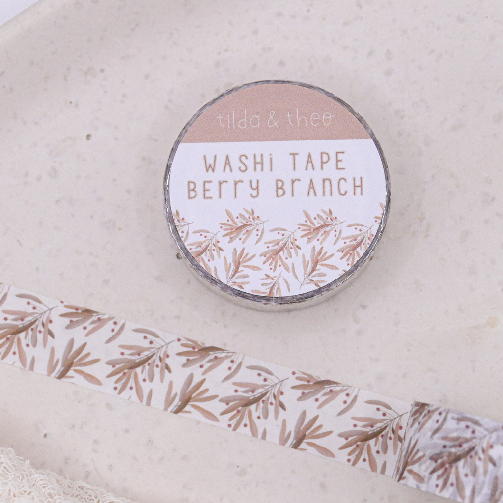 Washi Tape Berry Branch