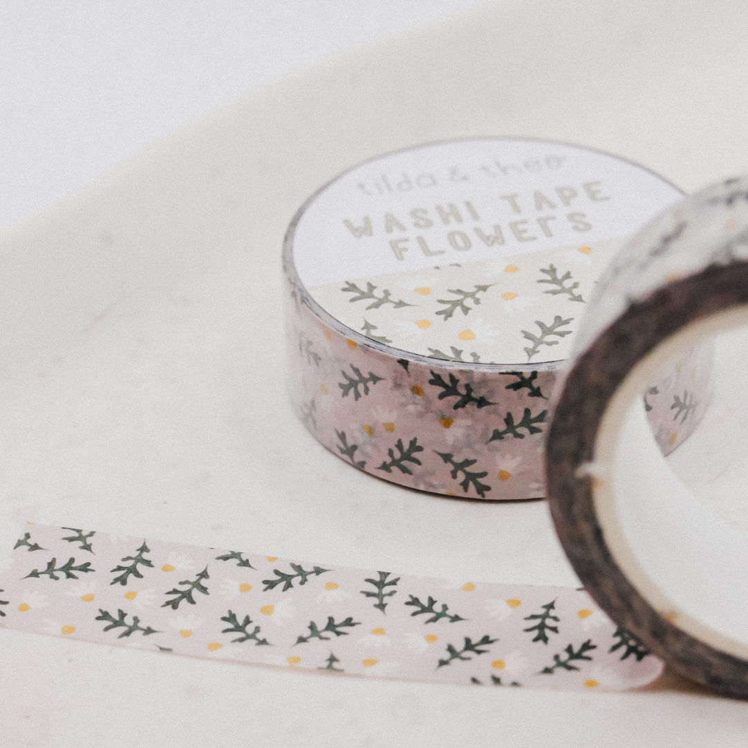 Washi tape Blomster