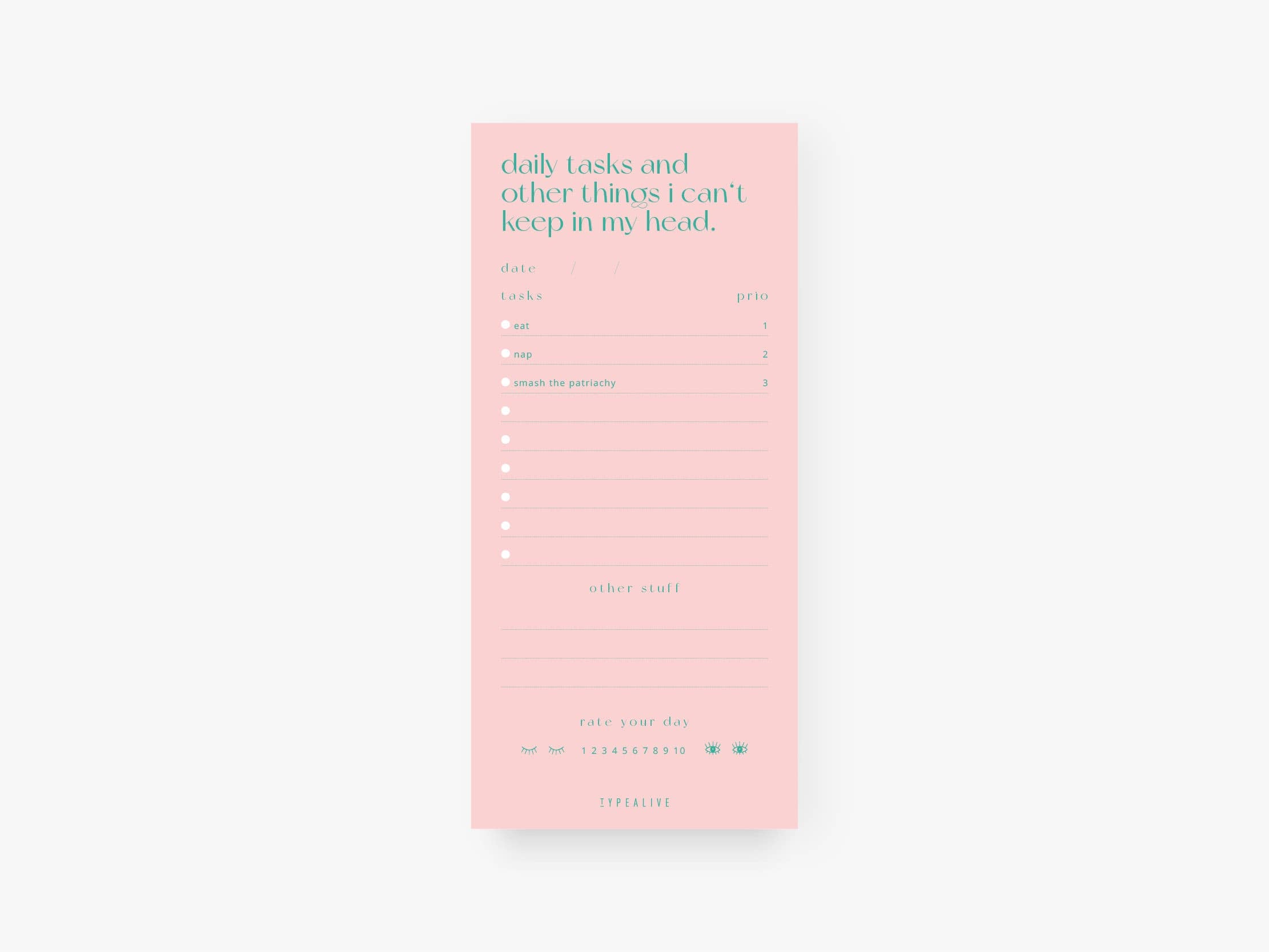 Notepad "Things"