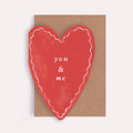 You & Me Heart | Kort med konvolutt