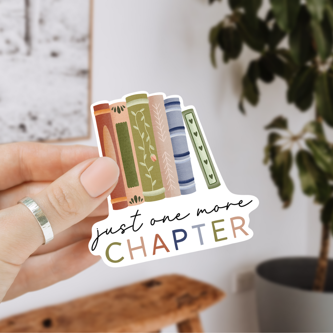 Vinyl Klistremerke “One more Chapter”