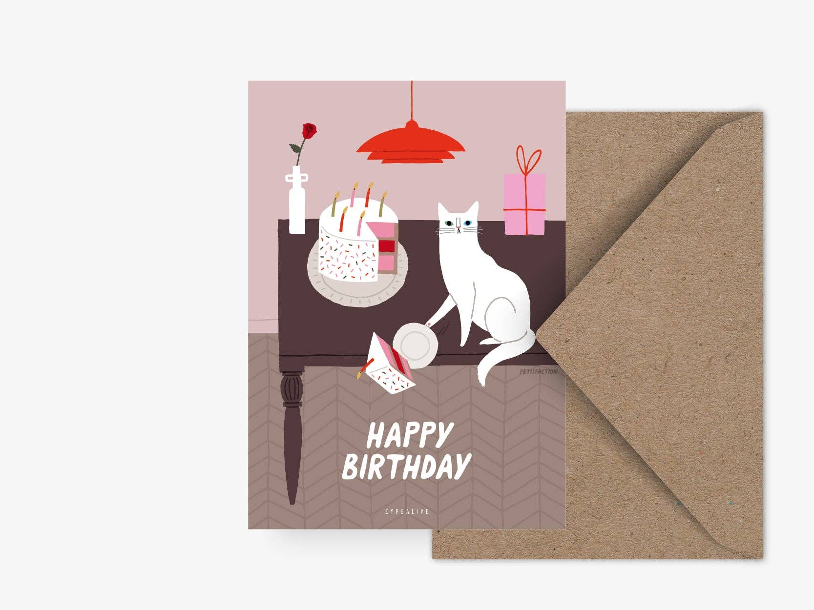 Kort "Cat Happy Birthday"