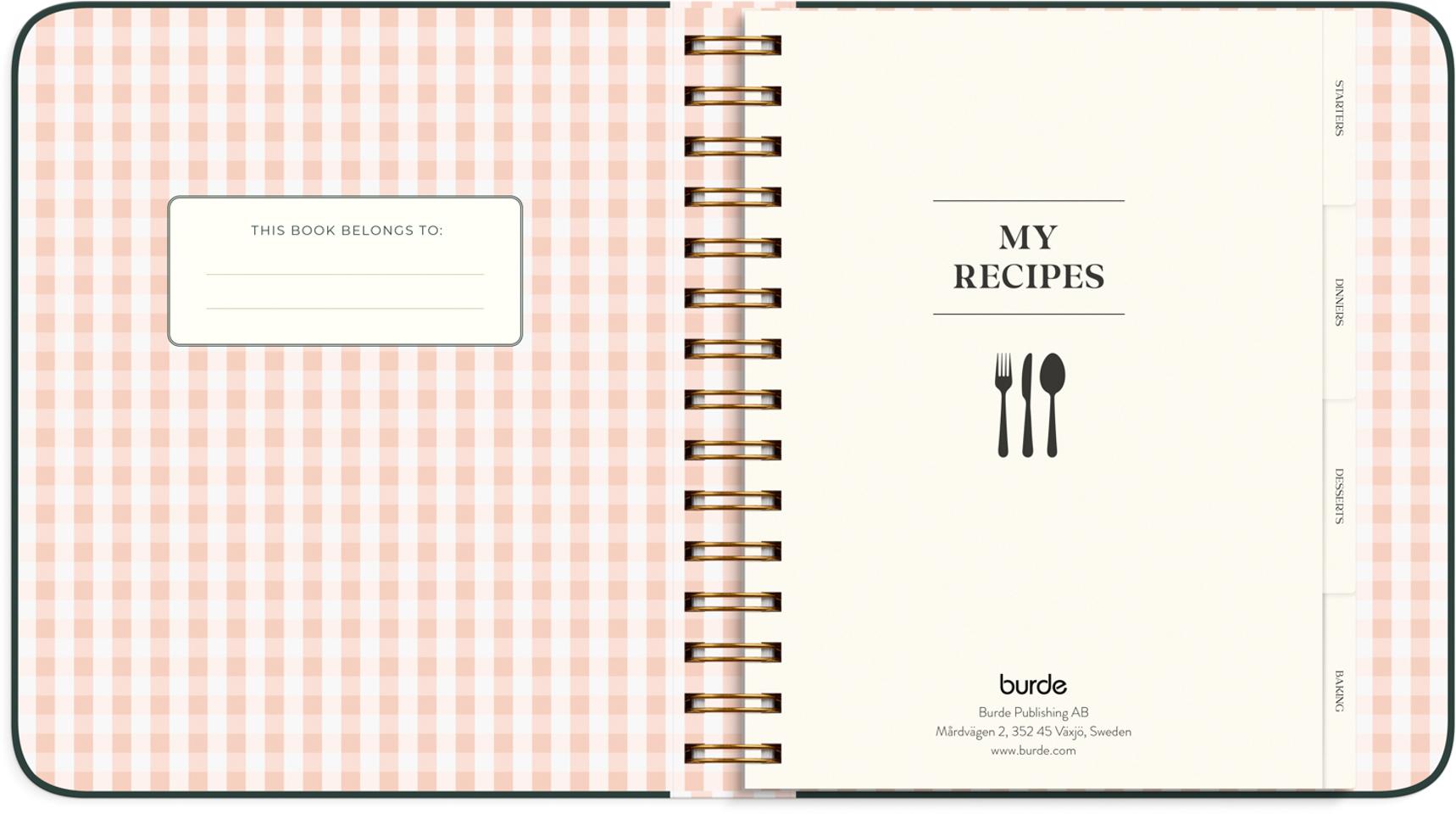 My recipes Oppskriftsbok | BURDE