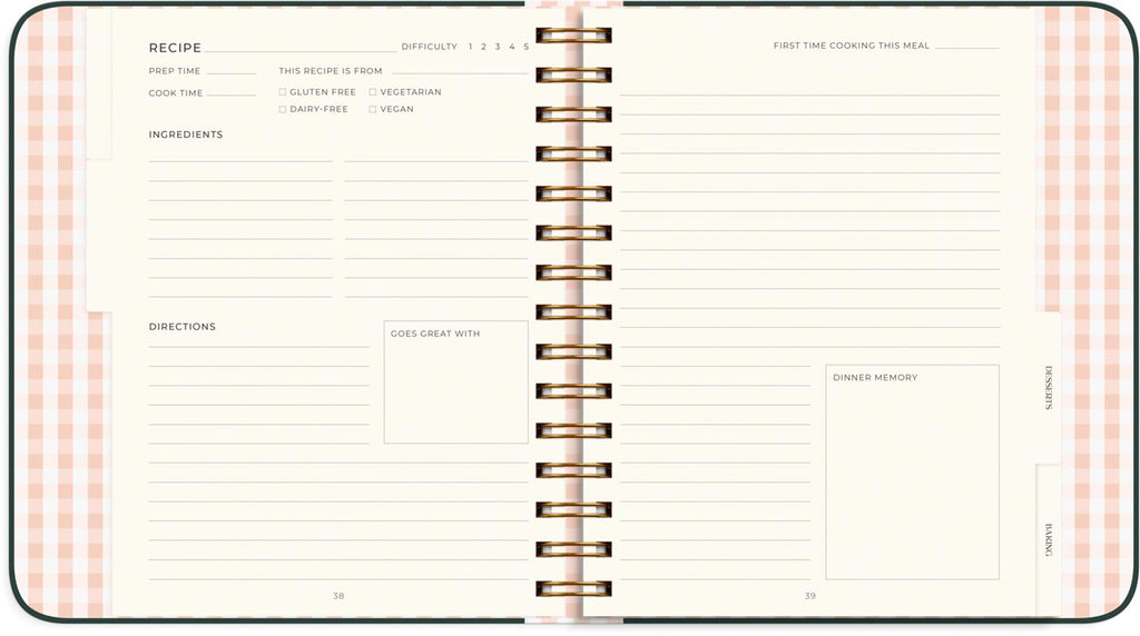 My recipes Oppskriftsbok | BURDE