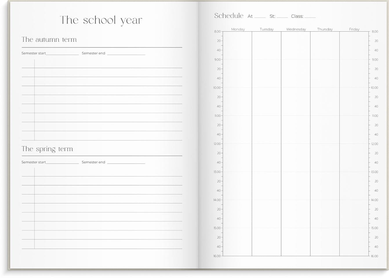 Student Planner A5 26/27