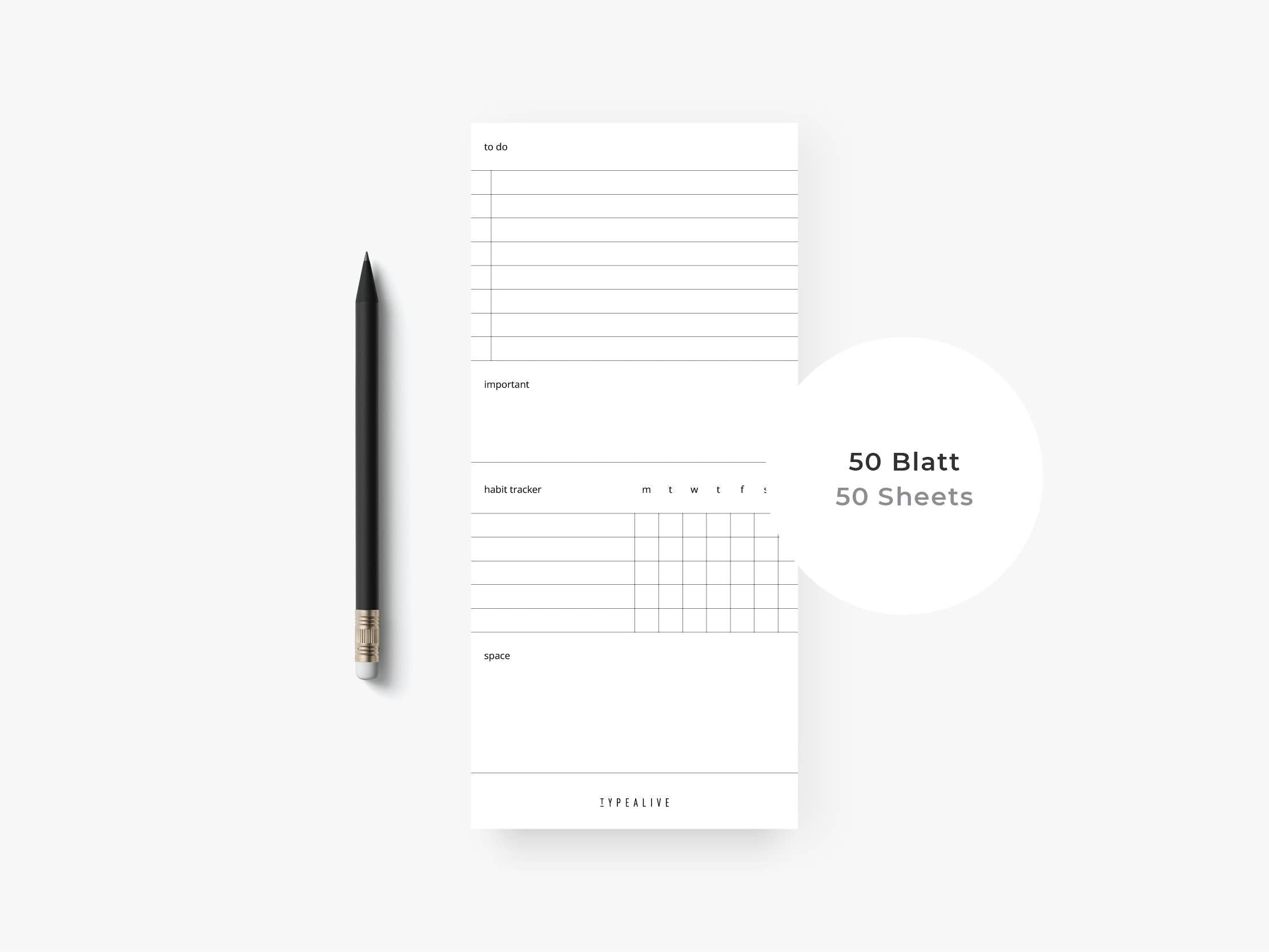 Notatblokk "Plain"