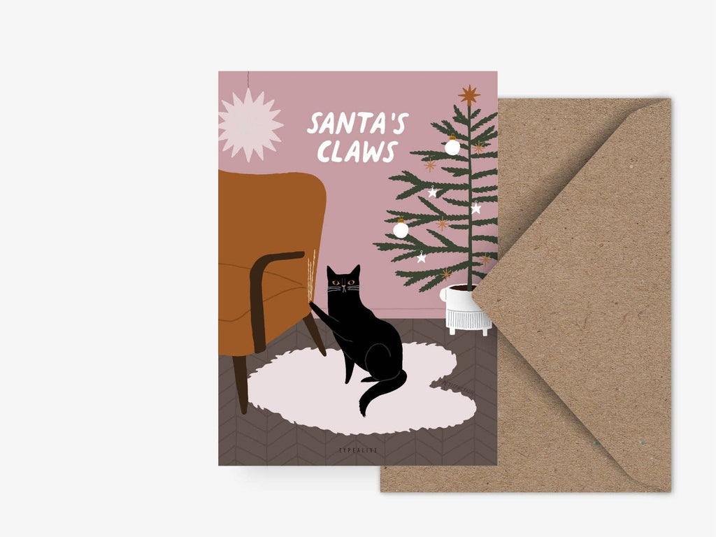 Kort “Cats” Santas Claws