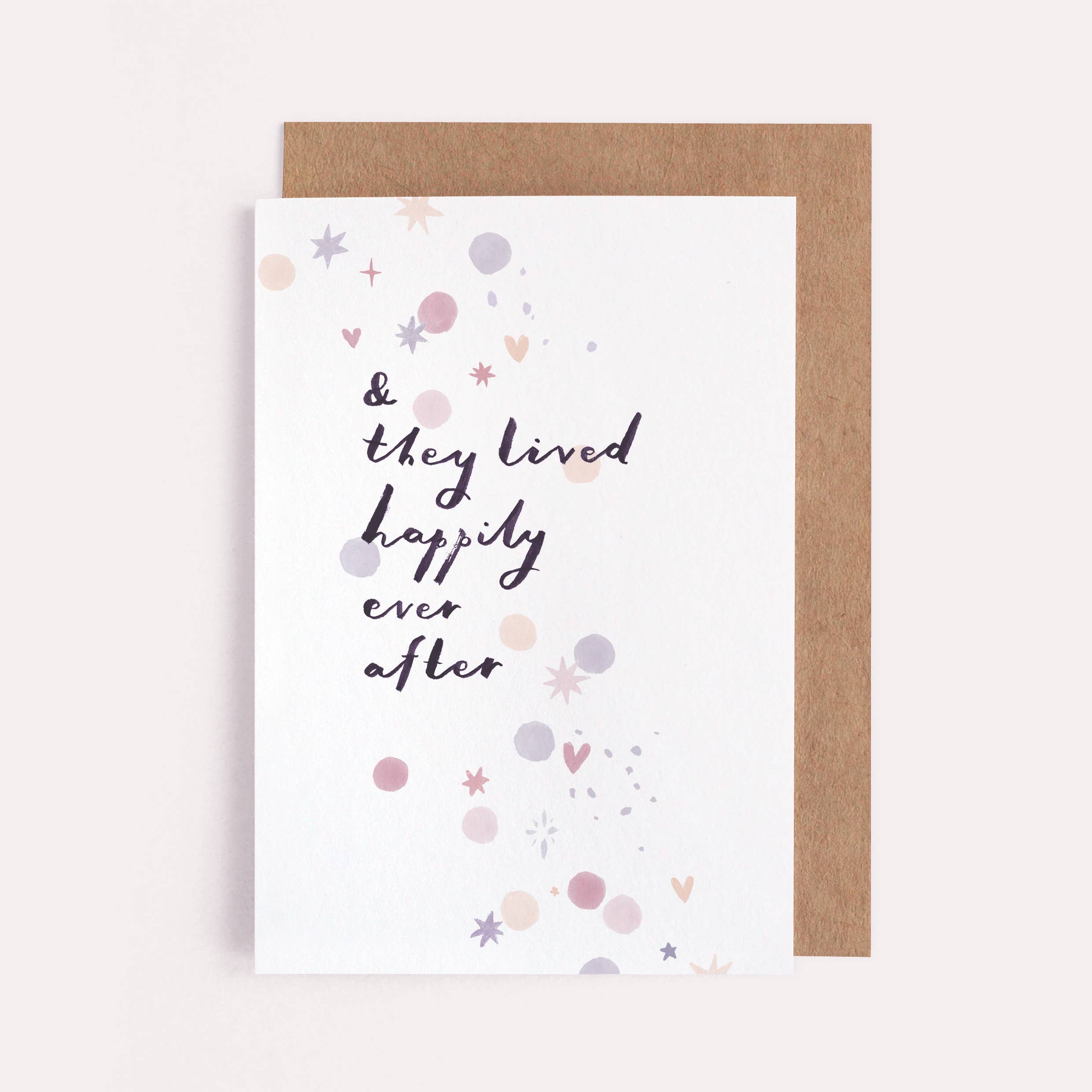 Happily Ever After Wedding | Kort med konvolutt