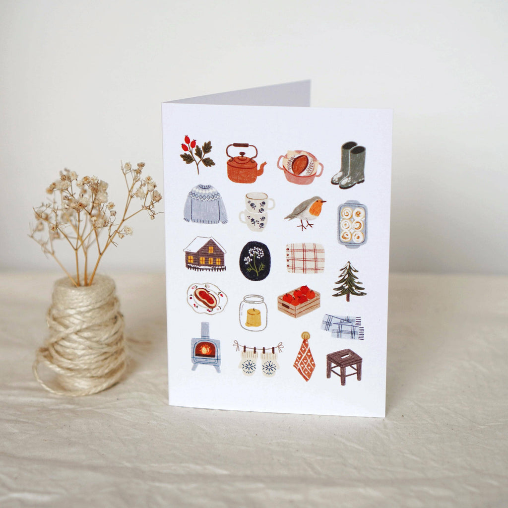 Soft Winter | Dobbelt kort med konvolutt