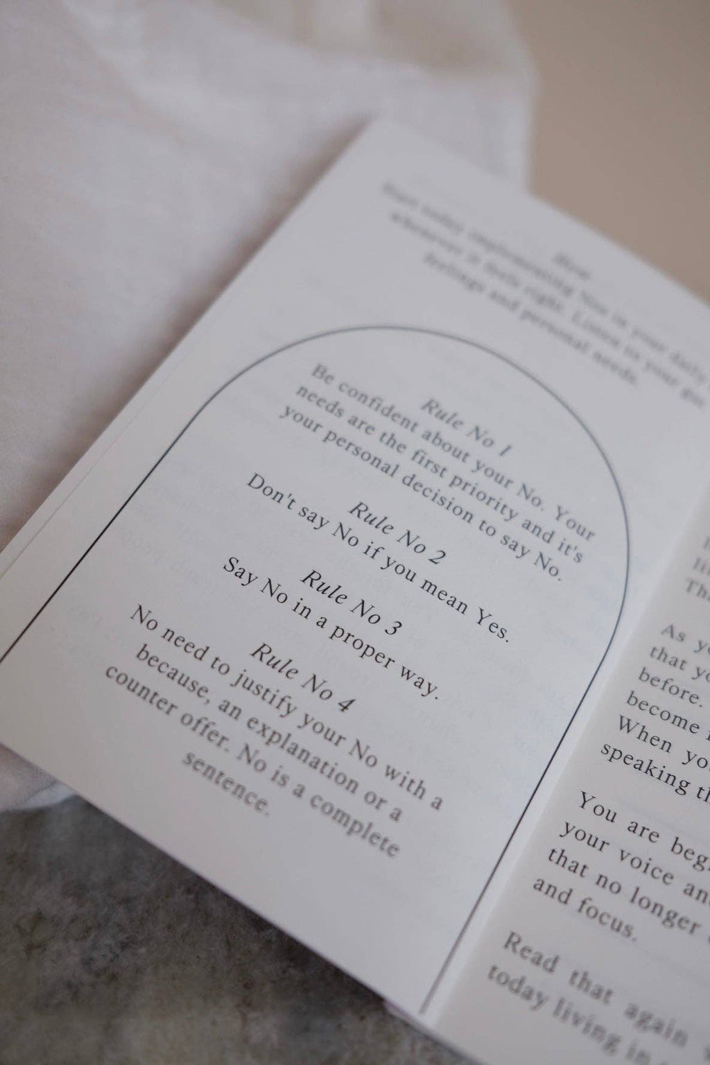The No Book: Sett grenser | The Life Barn
