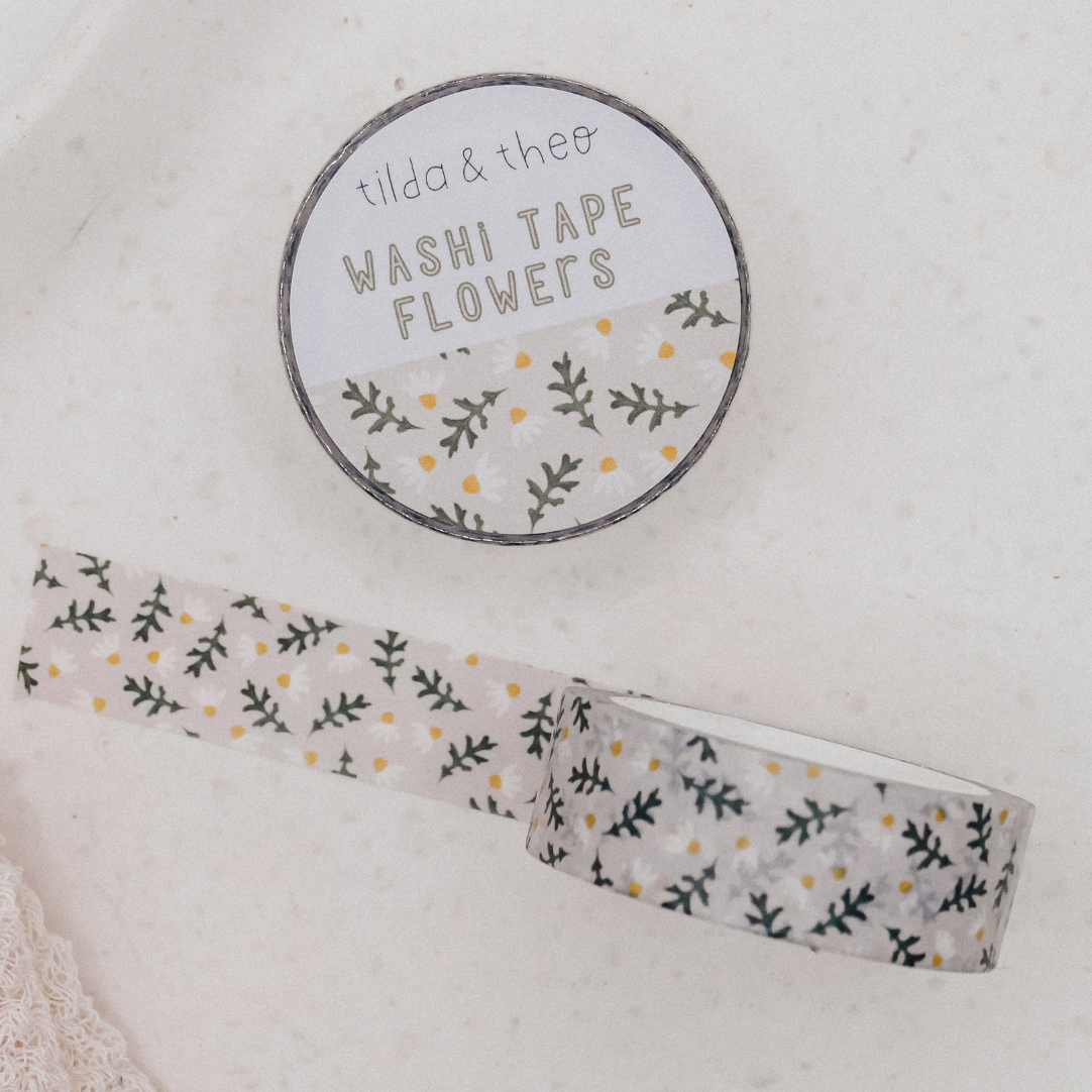 Washi tape Blomster