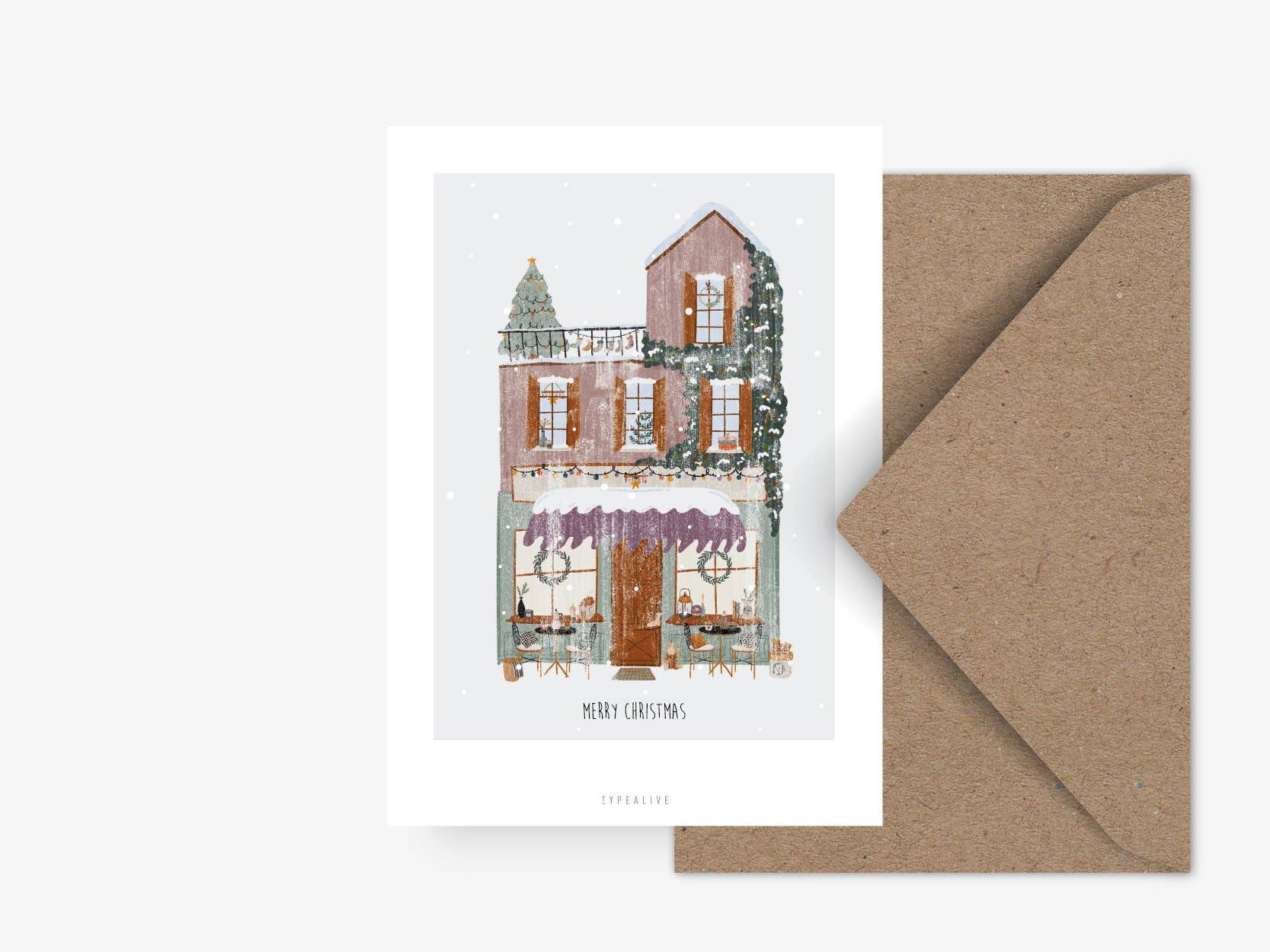 Kort "Winter Wonder Shops No. 4"