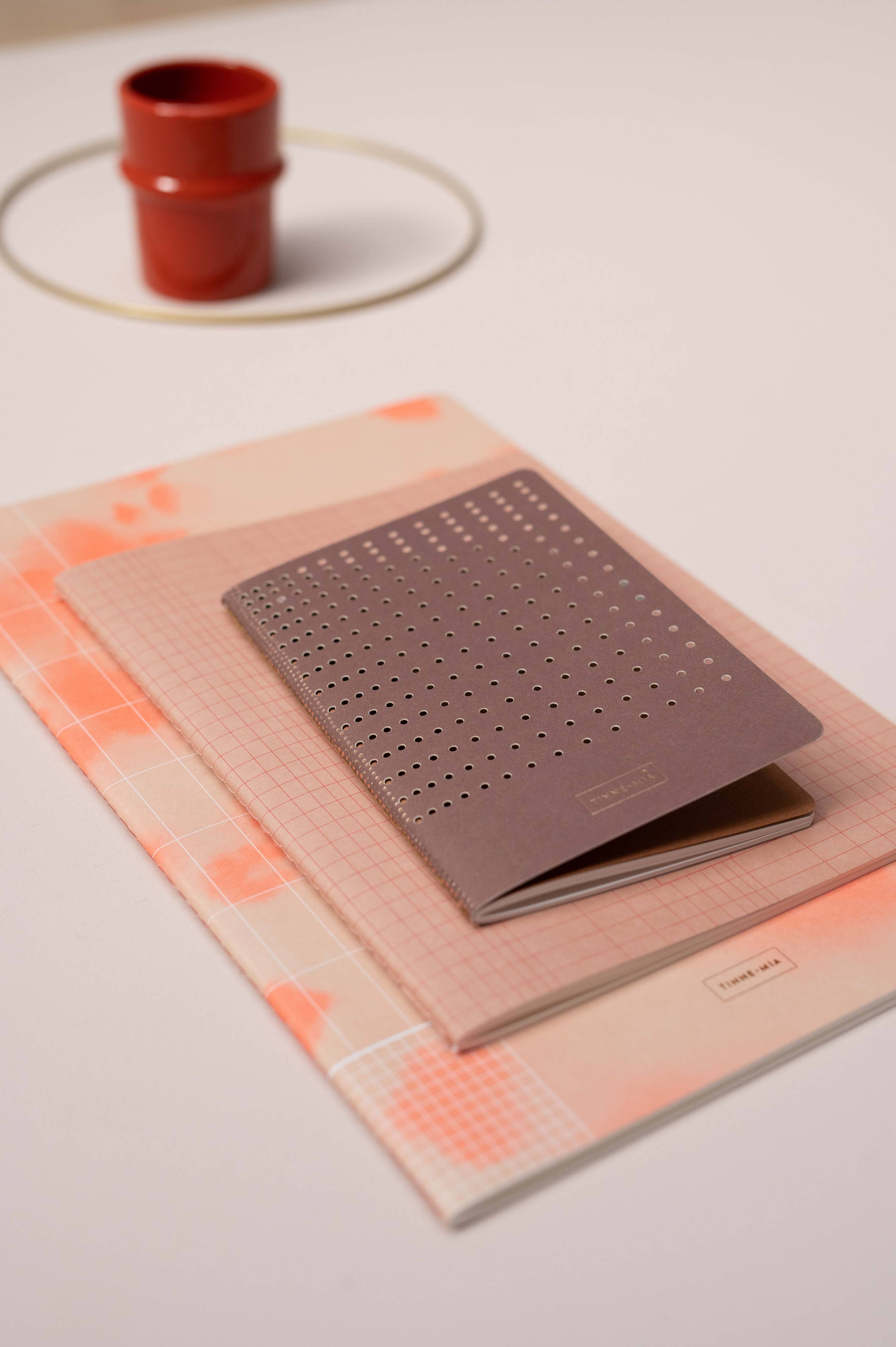 Bullet journal Gridded Burgundy | Tinne Mia
