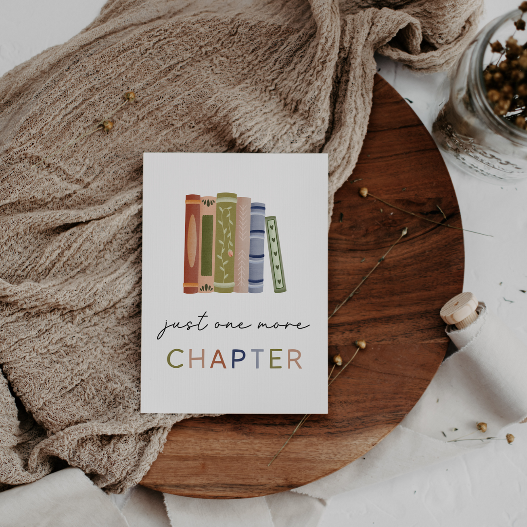 “One more chapter” | Kort med konvolutt