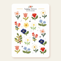 Floral klistremerker