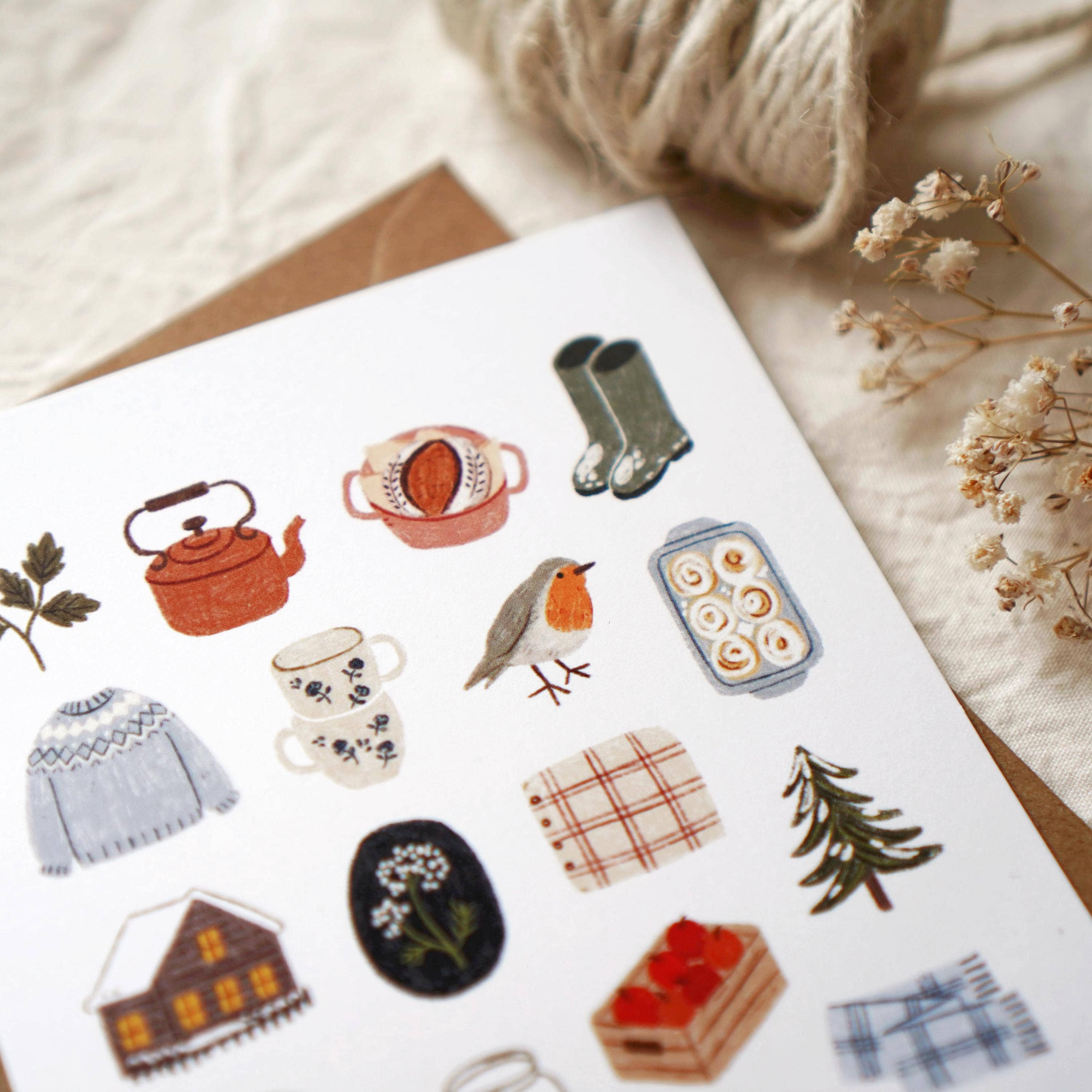 Soft Winter | Dobbelt kort med konvolutt