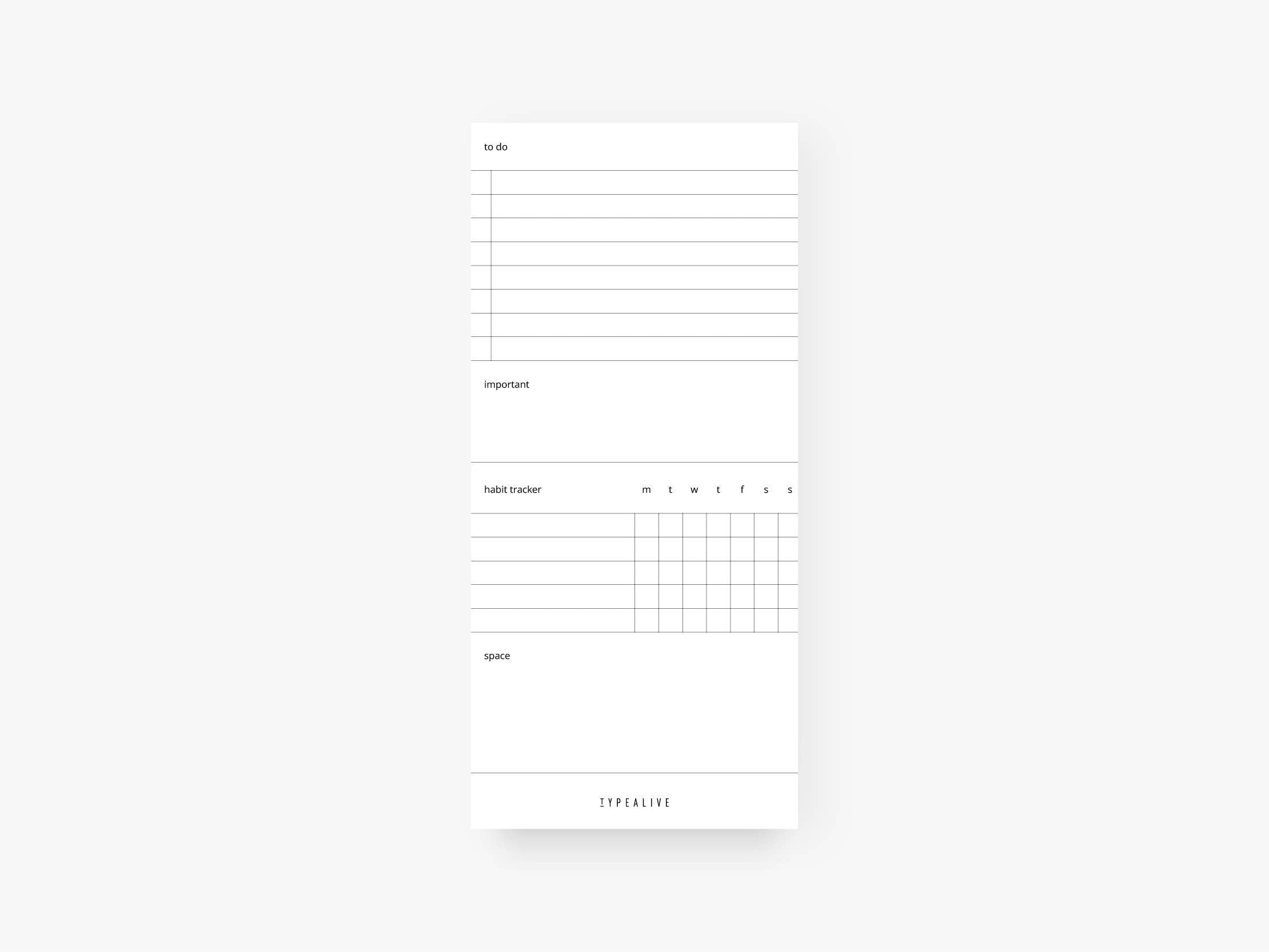 Notatblokk "Plain"