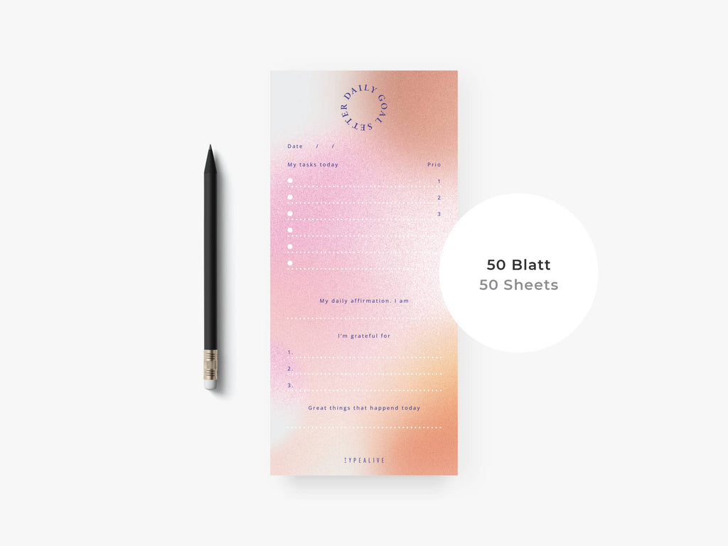 Notepad Daily Goals
