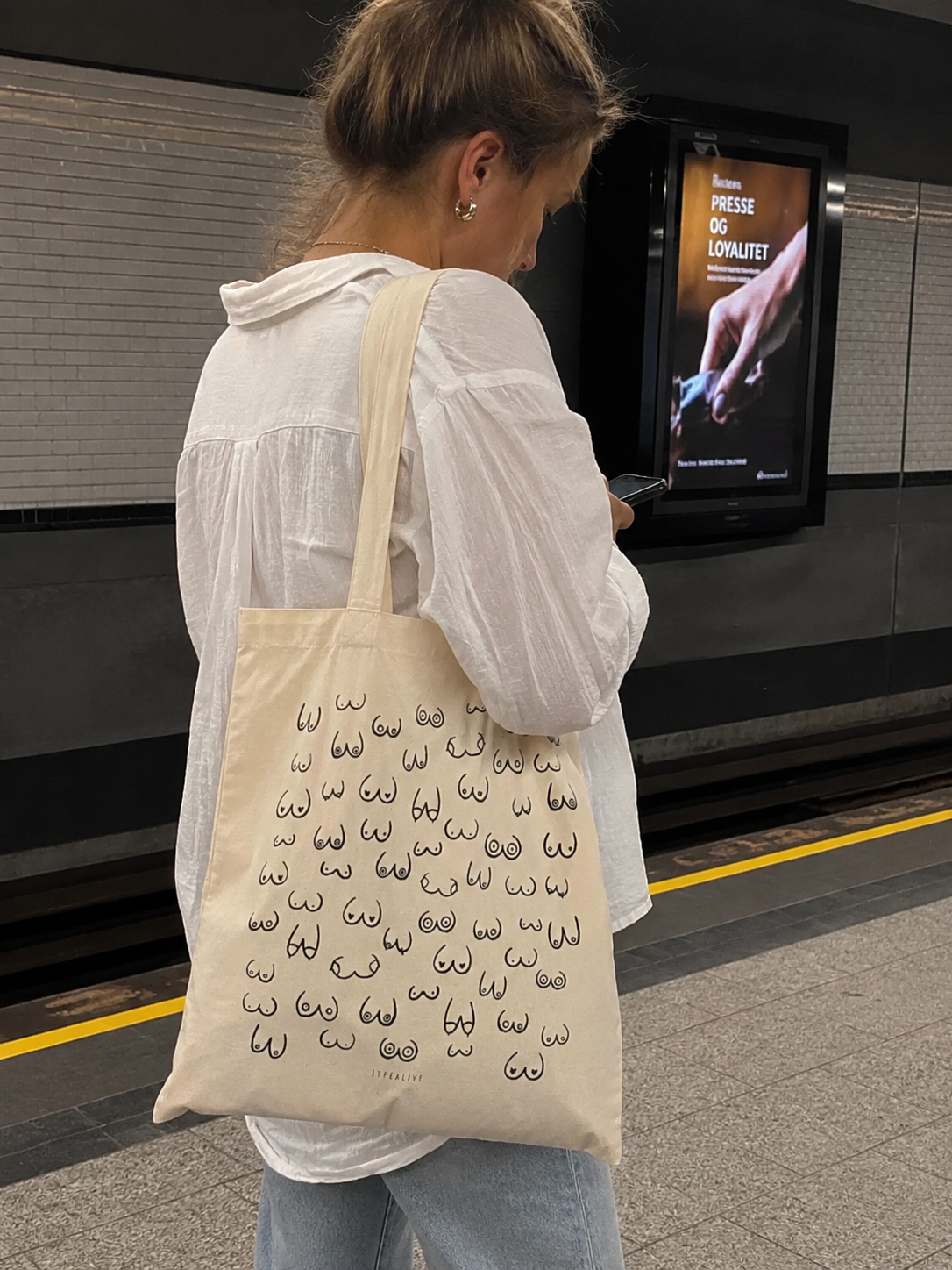 Bomullsbag “bosom friends”