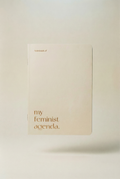 Notatbok "Feminist Agenda"
