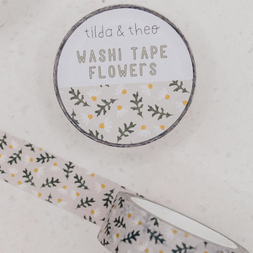 Washi tape Blomster