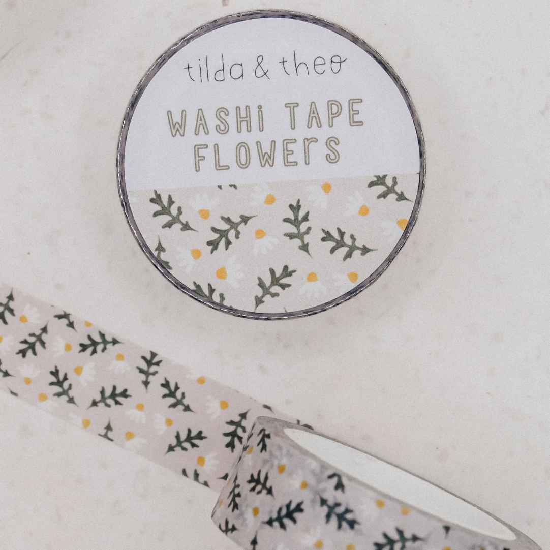 Washi tape Blomster