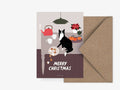 Kort “Cats Merry Christmas"