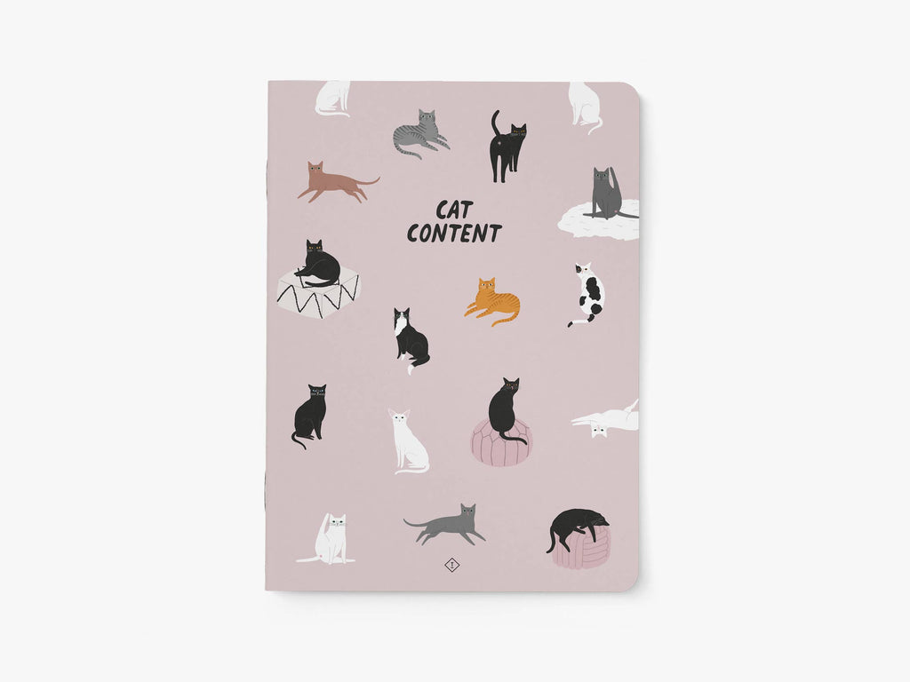Notatbok "Cat Content"