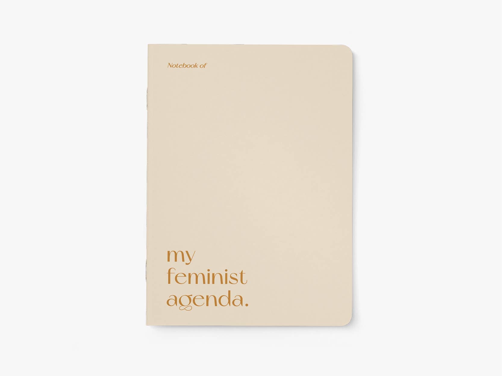 Notatbok "Feminist Agenda"