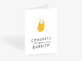 Dobbelt kort "Little Burrito" med konvolutt