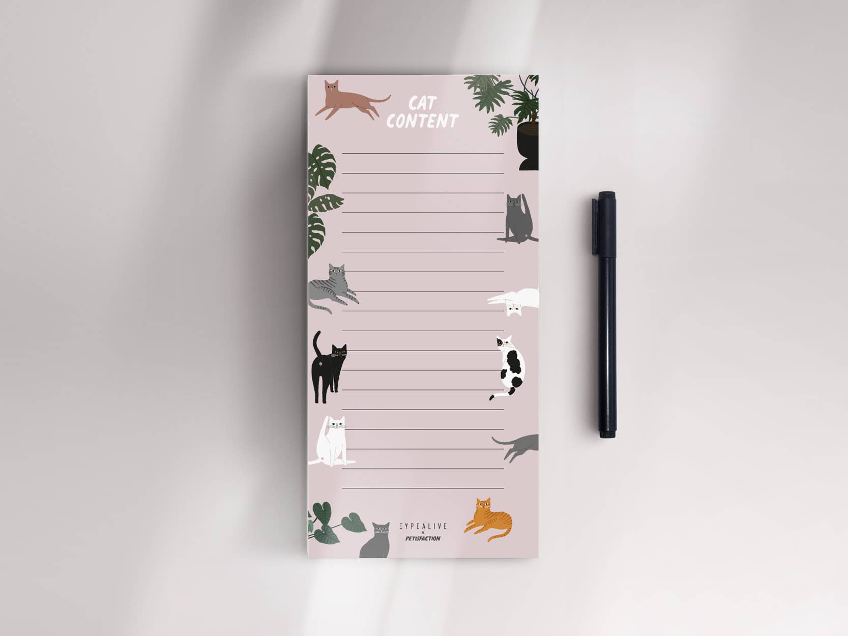 Notatblokk "Cat Content"