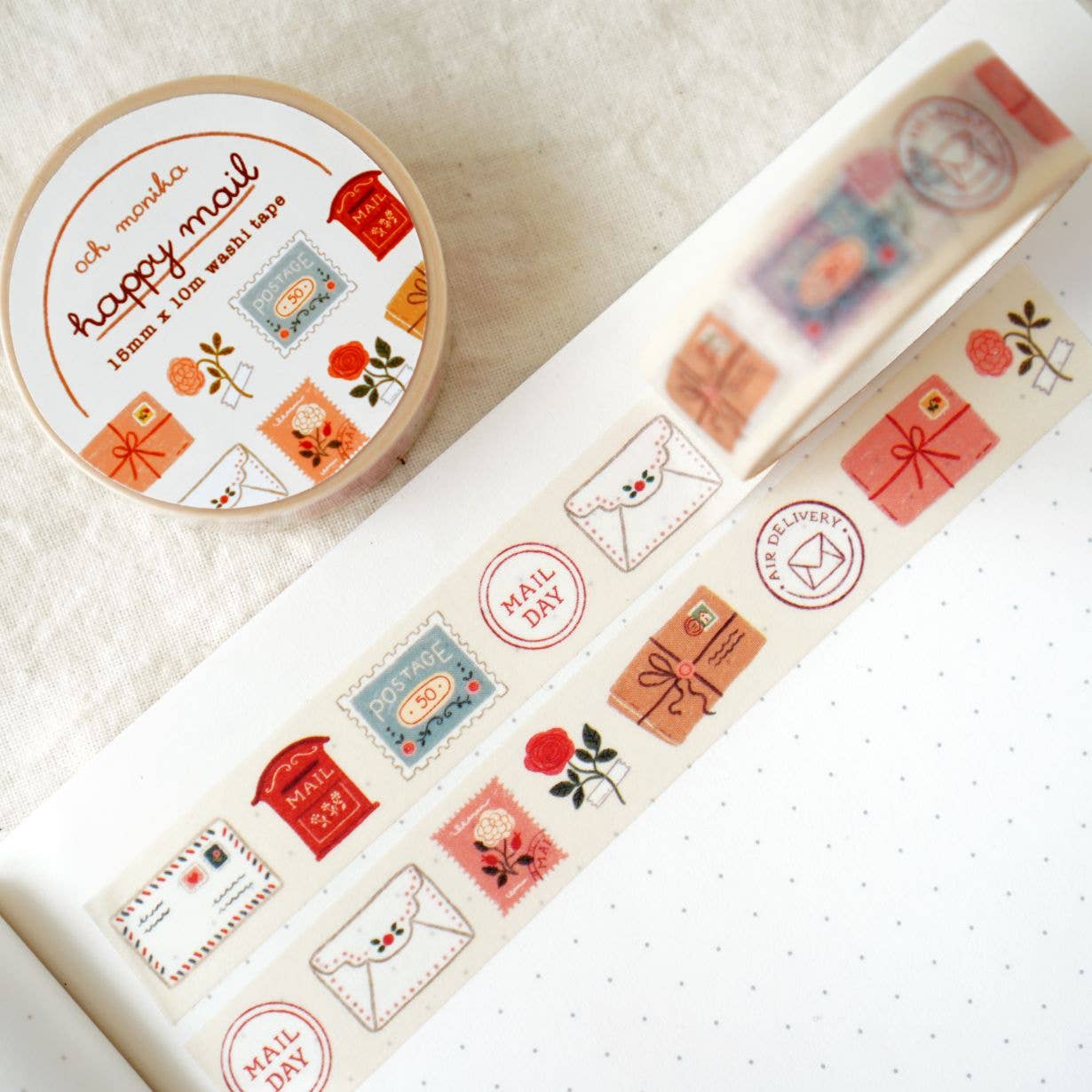 Happy Mail Decorative Washi Tape